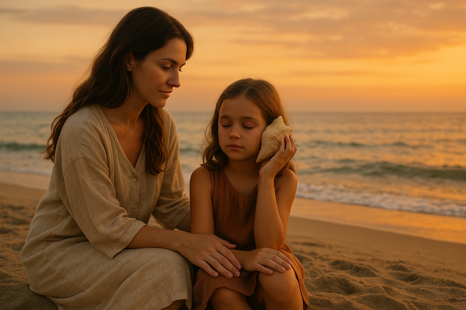 O simbolismo espiritual do som do mar em uma concha