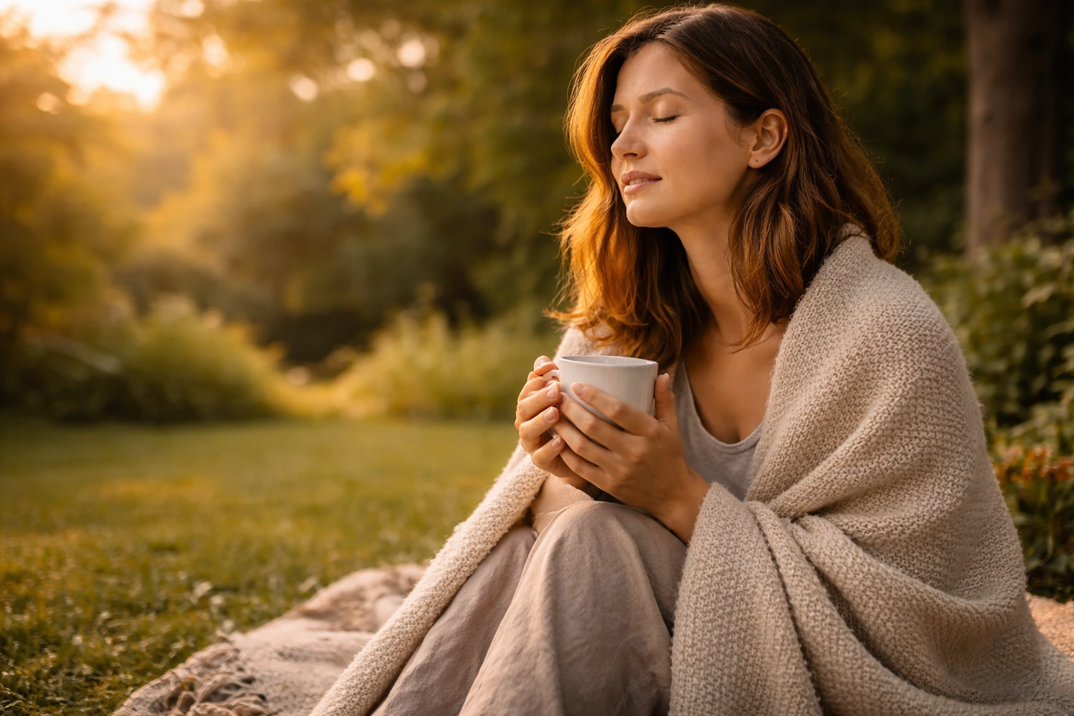 Ritual de autocuidado espiritual e cuidado consigo mesmo