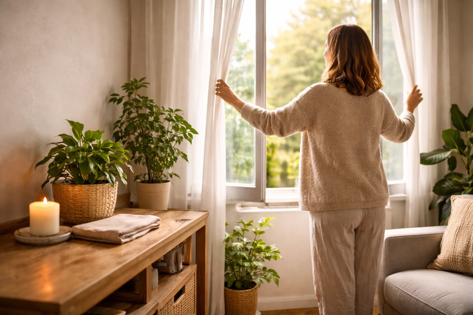 Ritual de limpeza simbólica do ambiente