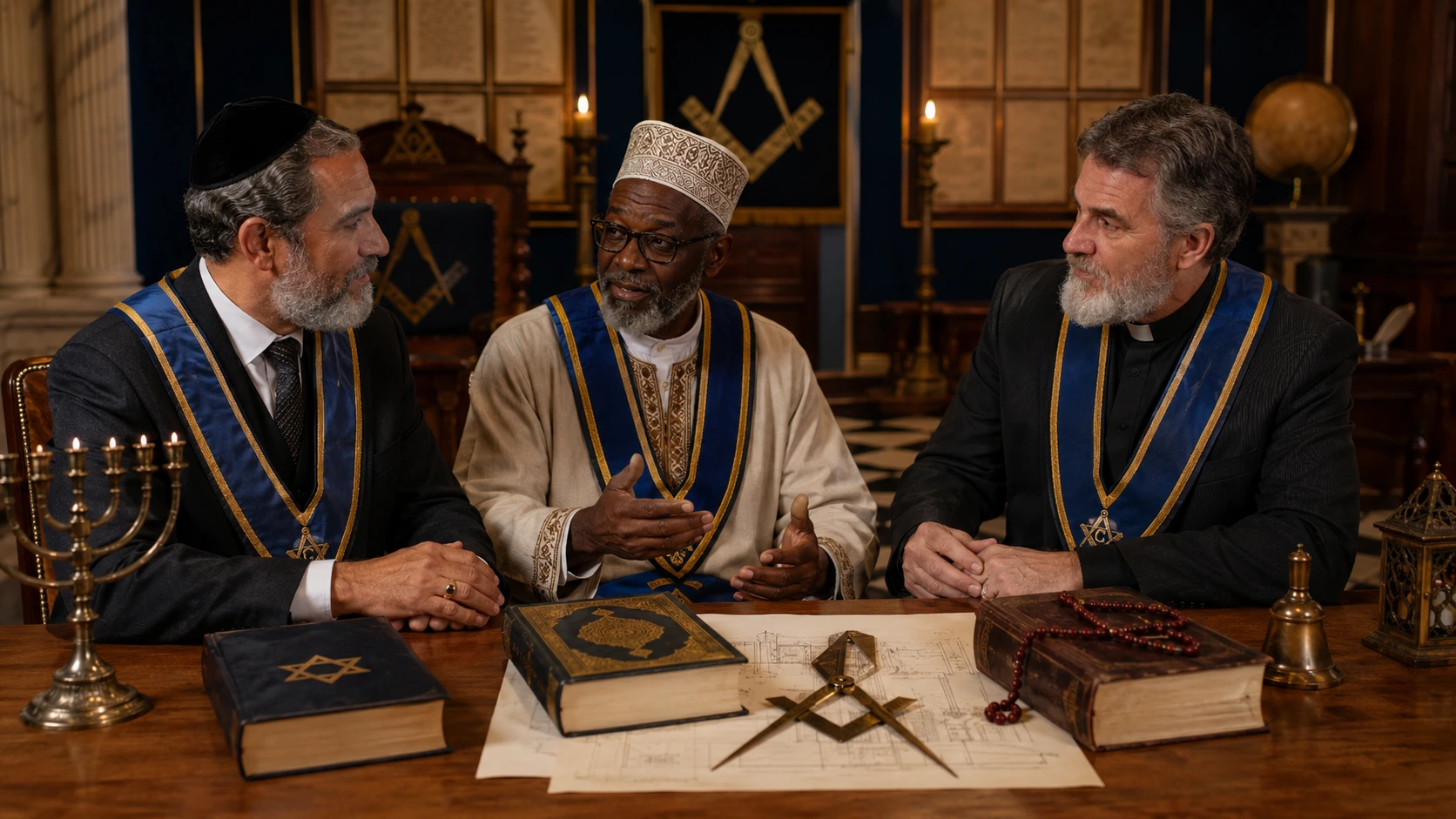 Maçons podem seguir religiões diferentes